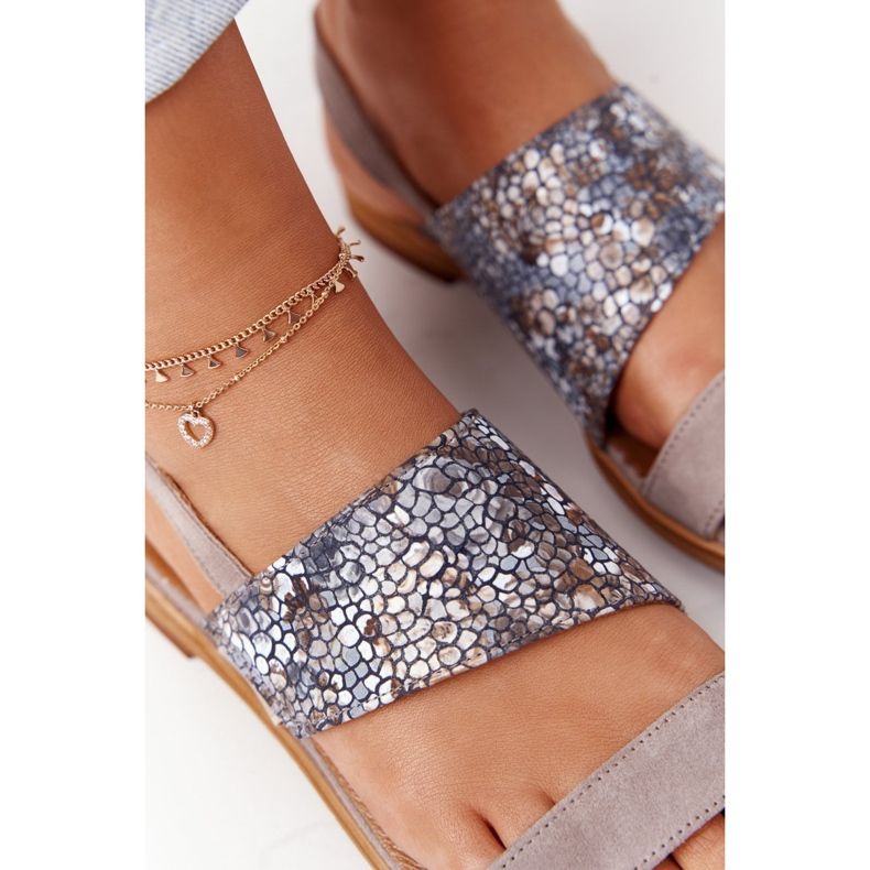 Ledersandalen Maciejka 05167-10 Dunkelbeige mehrfarbig 1