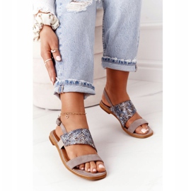 Ledersandalen Maciejka 05167-10 Dunkelbeige mehrfarbig 2