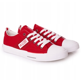 Herren Big Star HH174040 Rote Turnschuhe 5