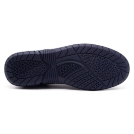 Olivier Herren Slipper 7053 marineblau navy blau 1