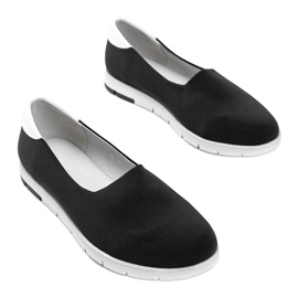 Warme schwarze Sneakers für Damen 1