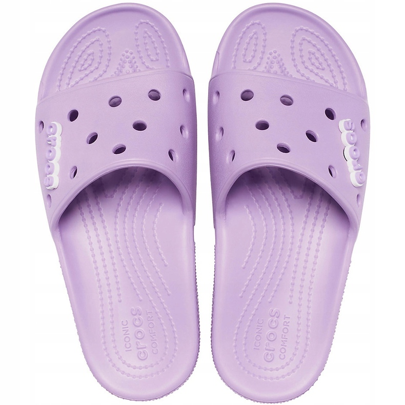 Crocs Classic Slide Damen Hausschuhe lila 206121 5PR 1