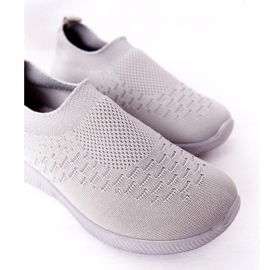 EVE Kinder Sportschuhe Slip-On Grau Schulausflug 4