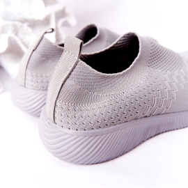 EVE Kinder Sportschuhe Slip-On Grau Schulausflug 5