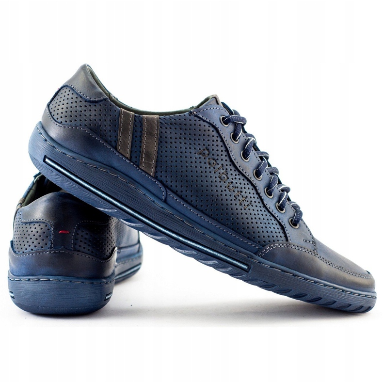 Polbut JOK31 marineblaue Freizeitschuhe für Herren 2