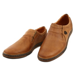 Polbut Herrenschuhe Leder 362 Ingwer beige gelb 1