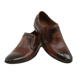 Lukas Herren formelle Slipper 284 braun 9