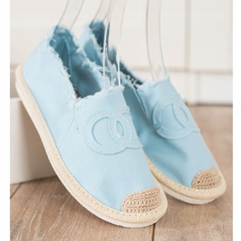 SHELOVET Textil-Espadrilles blau 1