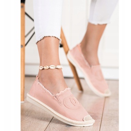 SHELOVET Textil-Espadrilles rosa 2