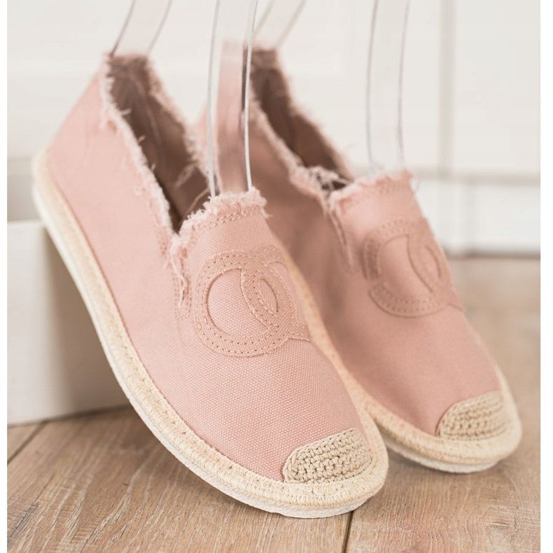 SHELOVET Textil-Espadrilles rosa 1