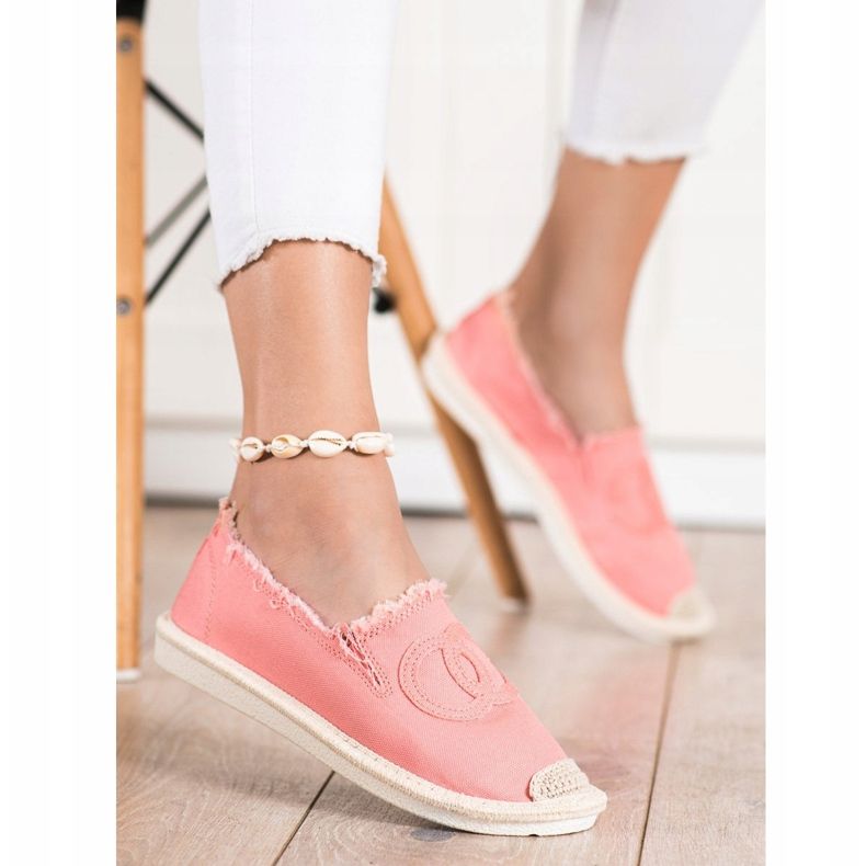 SHELOVET Textil-Espadrilles rosa 2