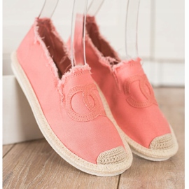 SHELOVET Textil-Espadrilles rosa 1