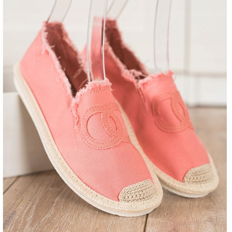 SHELOVET Textil-Espadrilles rosa 1
