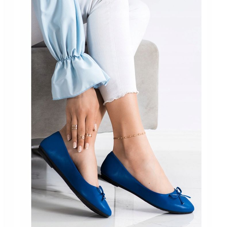 Diamantique Klassische Ballerinas blau 1