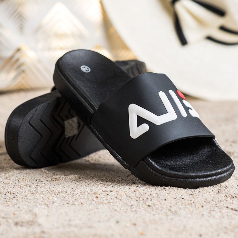 SHELOVET Bequeme Flip-Flops schwarz 1