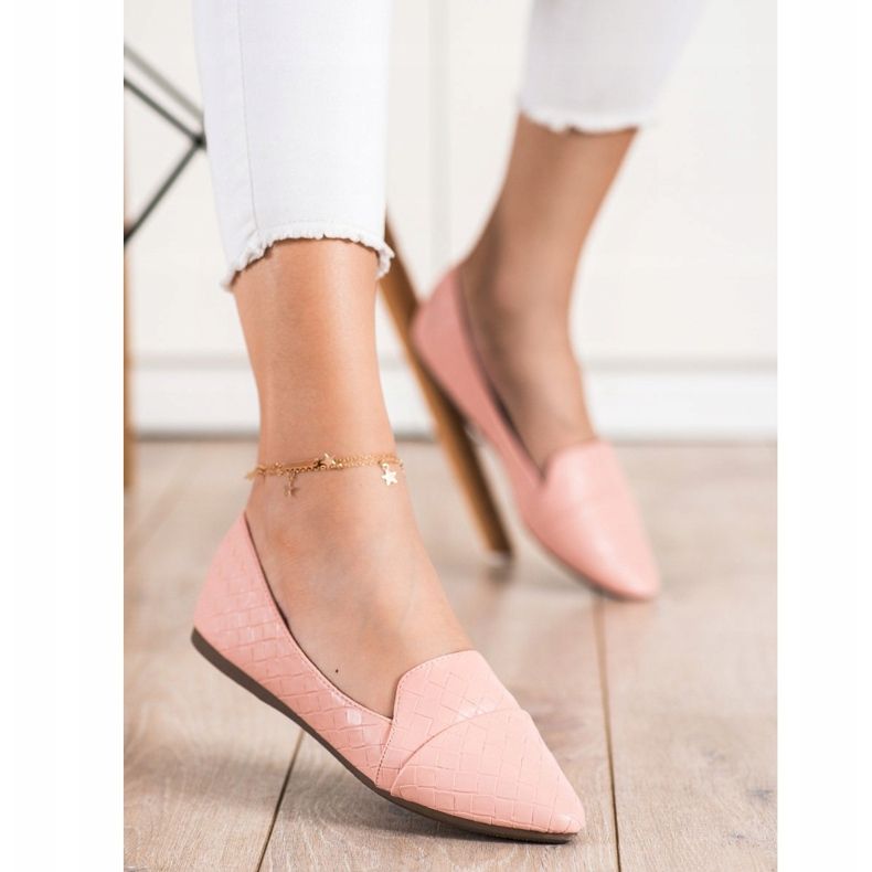 Seastar Modische Ballerinas mit Öko-Leder rosa 1