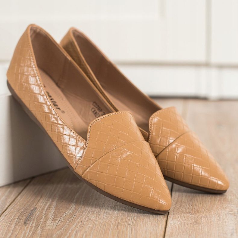 Seastar Modische Ballerinas mit Öko-Leder braun 2