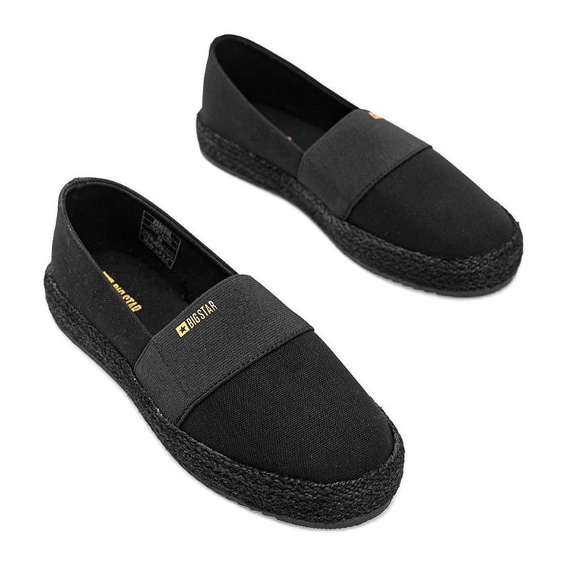 Schwarze Big Star BeShi Espadrilles für Damen 1