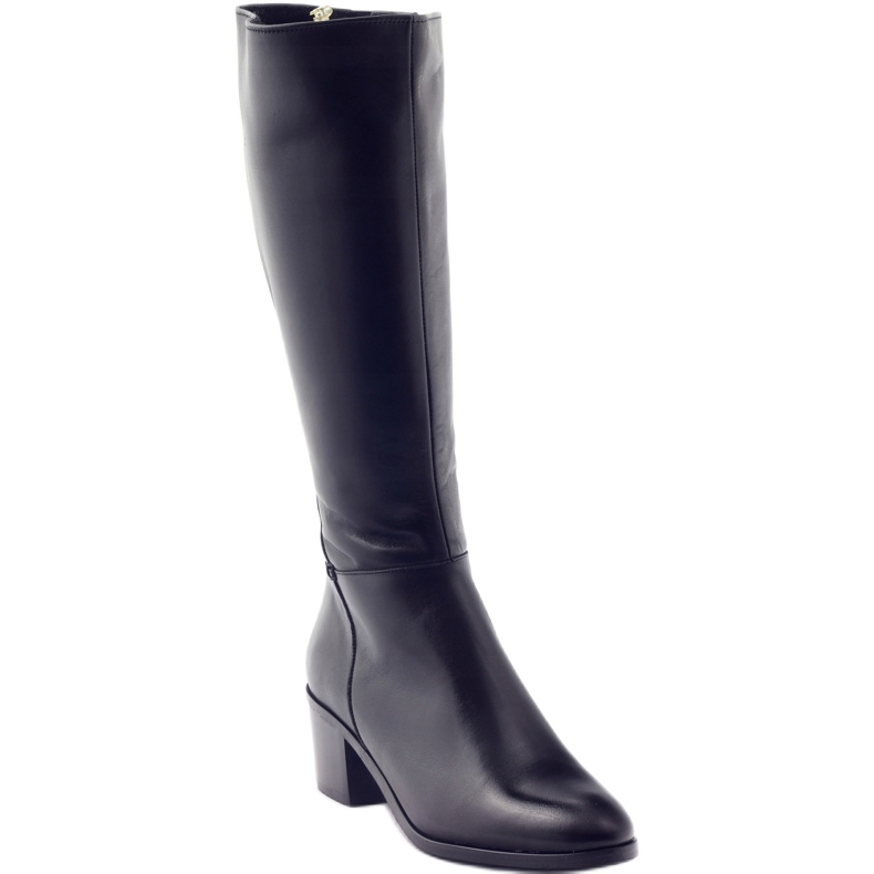 Schwarze Stiefel mit hohen Absätzen Anabelle 1180 1