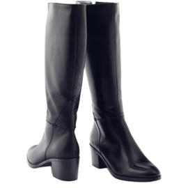 Schwarze Stiefel mit hohen Absätzen Anabelle 1180 3