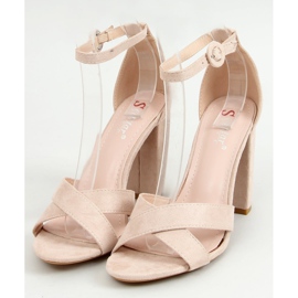 Sandalen auf der Post beige TU133P Beige 1