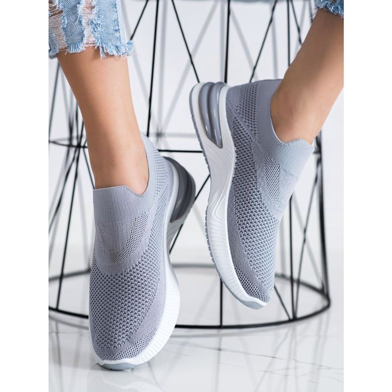 SHELOVET Slip-on-Sneakers grau 2