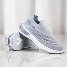 SHELOVET Slip-on-Sneakers grau 1