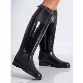 New Age Stilvolle schwarze Galoschen 2