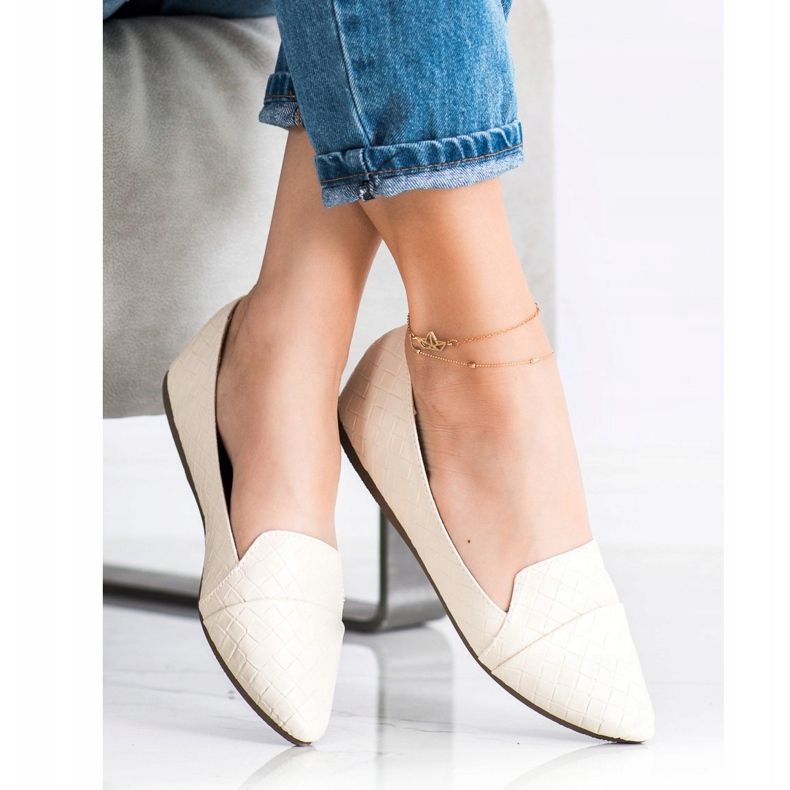 Seastar Modische Ballerinas mit Öko-Leder beige 1