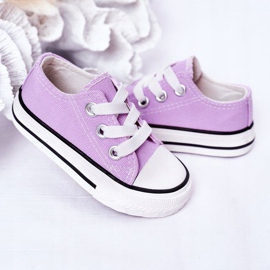 FRROCK Klassische lila Filemon Sneakers für Kinder violett 1