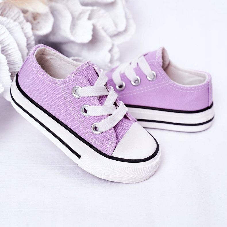 FRROCK Klassische lila Filemon Sneakers für Kinder violett 1