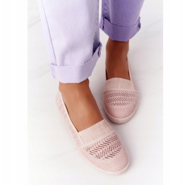 Durchbrochene Slip-On-Sneaker in Rosa Chillout 2
