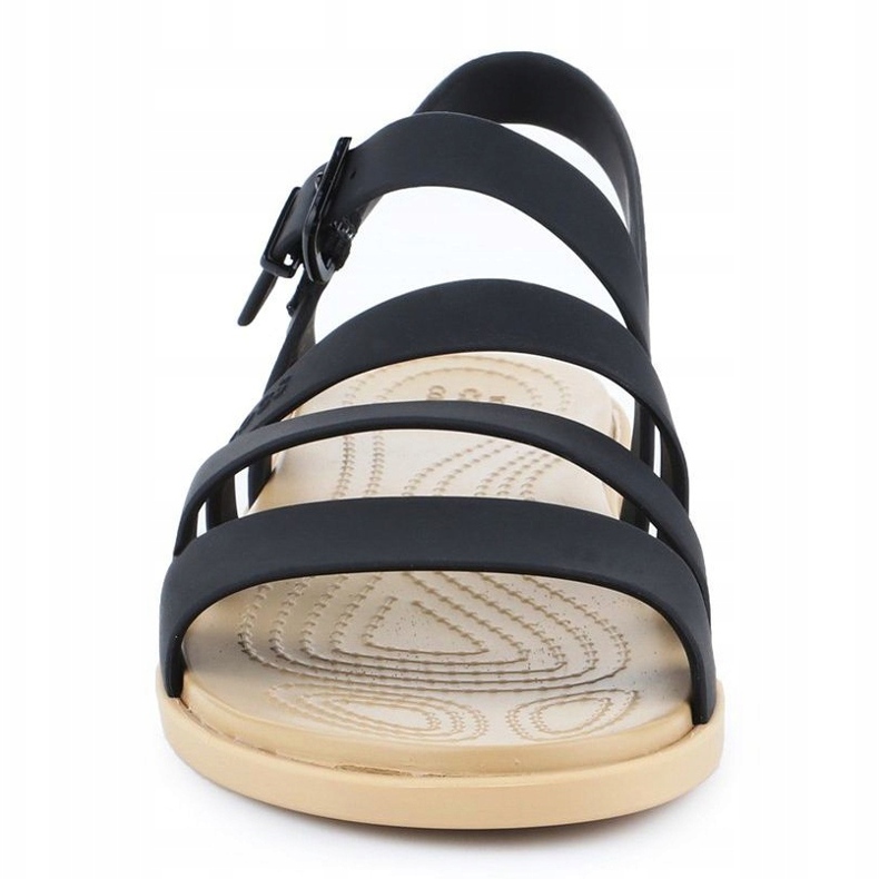 Crocs Tulum Sandale W 206107-00W schwarz 1