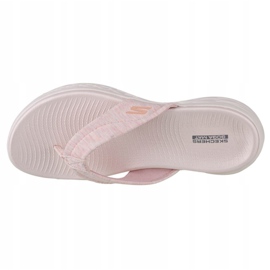 Skechers On the Go 600-Sunbathe W 140000-LTPK Flip-Flops schwarz rosa 2