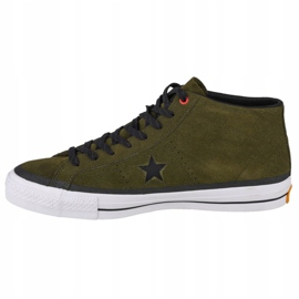 Converse One Star Pro Suede Mid M 153474C Schuhe schwarz grün 1