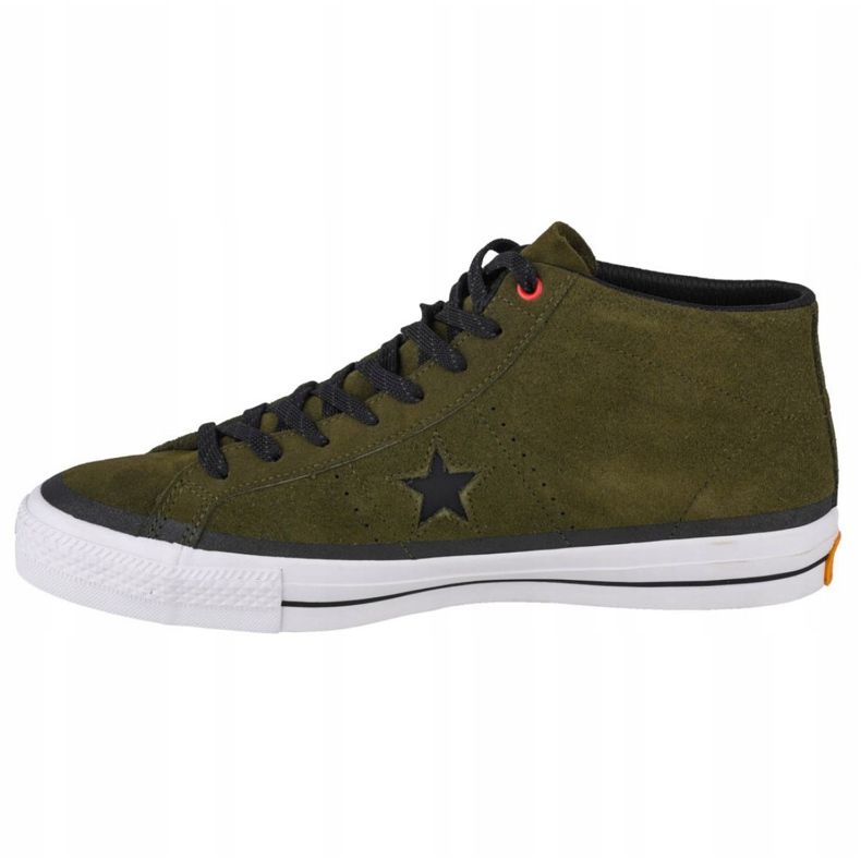 Converse One Star Pro Suede Mid M 153474C Schuhe schwarz grün 1