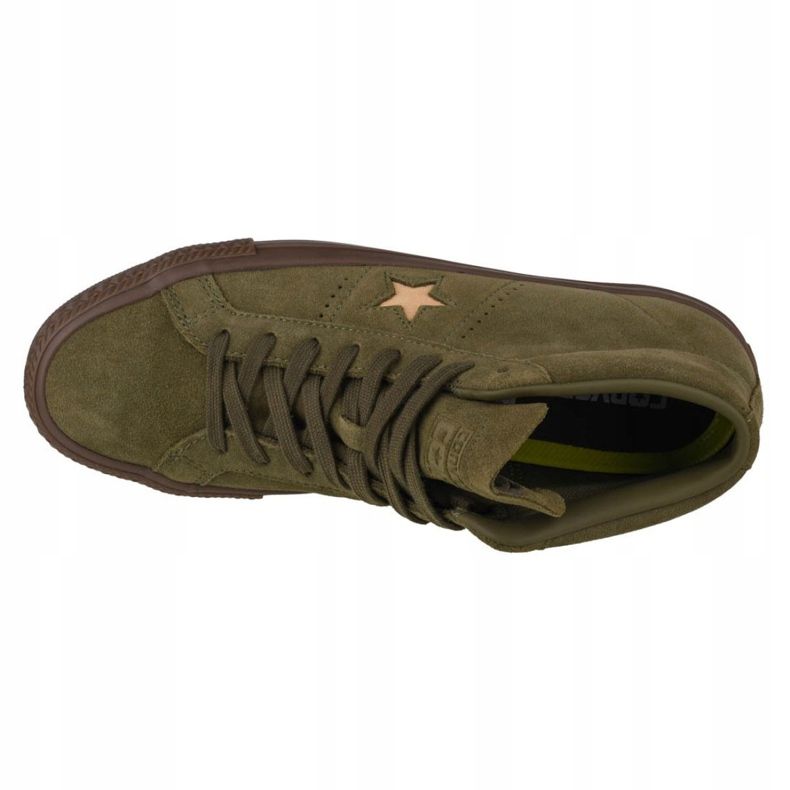 Converse One Star Pro Suede Mid M 157869C Schuhe grün 2