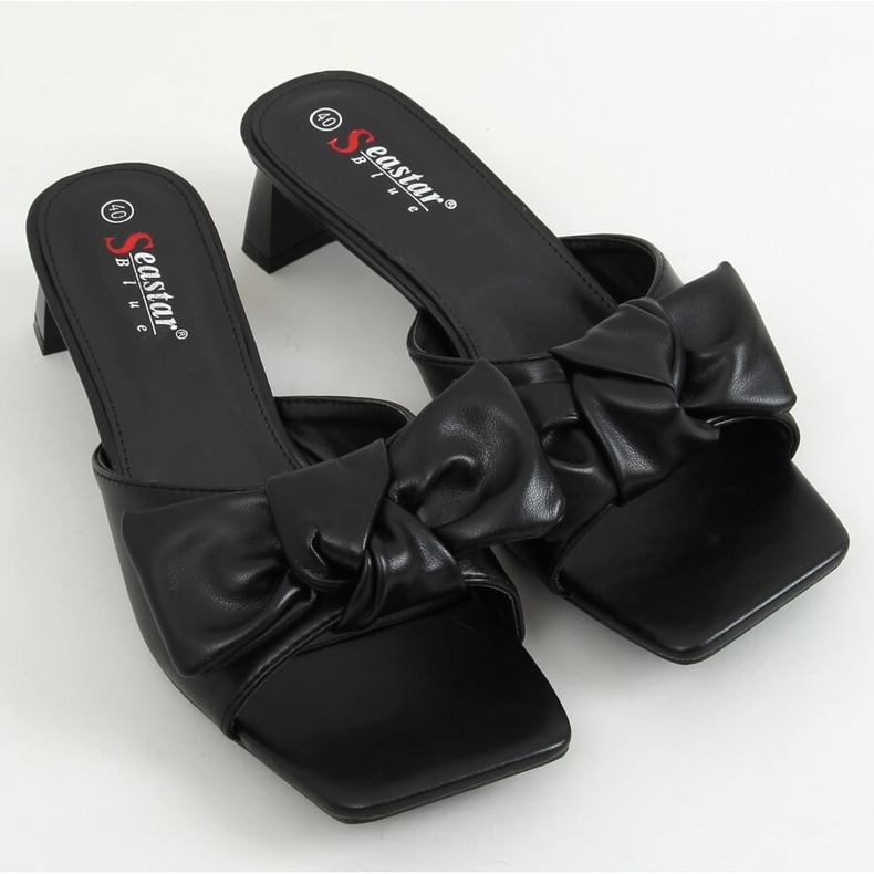 Schwarze Designer-Heels T388P Schwarz 1