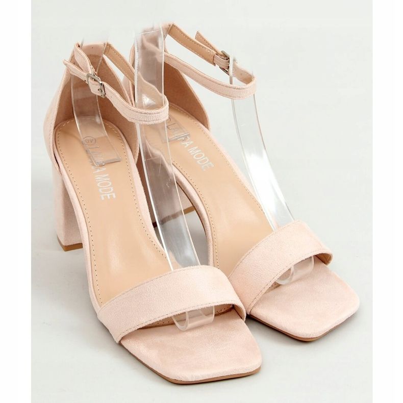 Sandalen auf High Heels beige QL-169 Beige 1