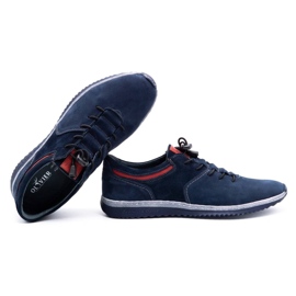 Olivier Herren Freizeitschuhe 7062 marineblau navy blau 1