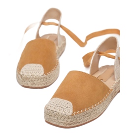 Damen-Espadrille-Sandalen 2331-68-camel beige 1