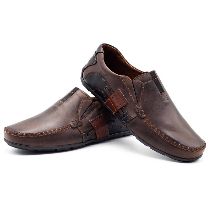 Mario Pala Herrenleder -Mokassins 834 braun 4