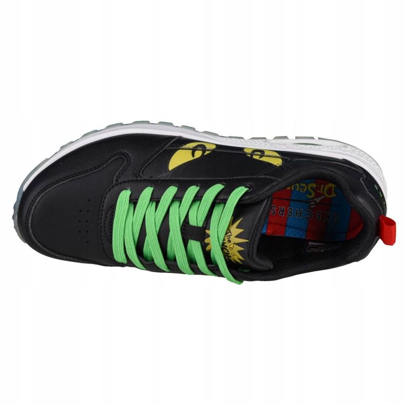 Skechers Uno Rugged-You're A Mean One W 155326-BKMT schwarz grün gelb 2