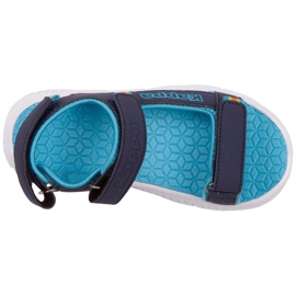 Kindersandalen Kappa Kana marineblau und türkis 260886K 6766 1