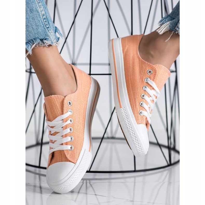 SHELOVET Turnschuhe orange 1
