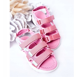 Kinder-Sportsandalen mit Klettverschluss Pink Flyn rosa 1