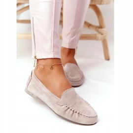 Wildleder Loafer Sergio Leone MK722 Beige 2