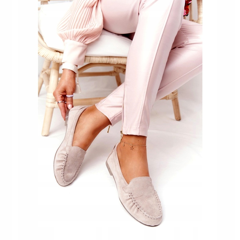 Wildleder Loafer Sergio Leone MK722 Beige 4