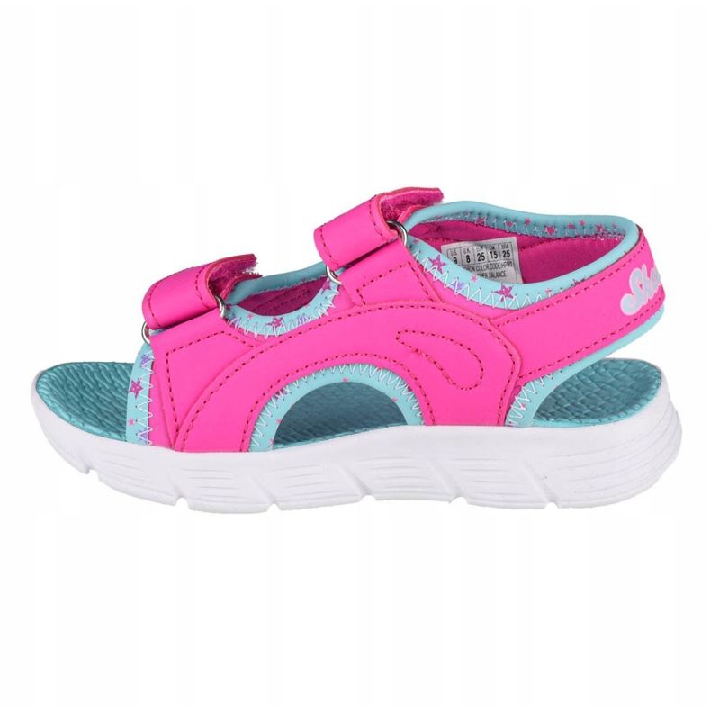 Skechers C-Flex Sandale-Star Zoom Jr 86980N-HPMT blau rosa 1