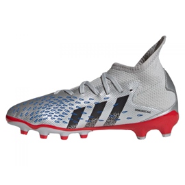 Adidas Predator Freak.3 Mg Jr FY7625 Fußballschuhe grau silber- 1